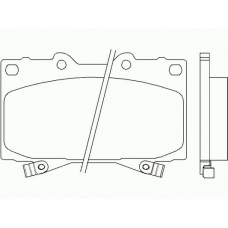 P 83 048 BREMBO Комплект тормозных колодок, дисковый тормоз