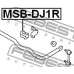 MSB-DJ1R FEBEST Опора, стабилизатор