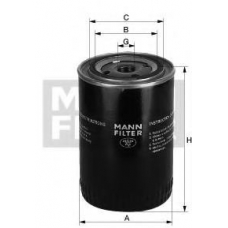 W 940/5 MANN-FILTER Масляный фильтр; гидрофильтр, рулевое управление; 