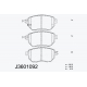 J3601092<br />NIPPARTS<br />Комплект тормозных колодок, дисковый тормоз