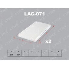 LAC-071 LYNX Cалонный фильтр