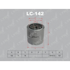 LC-142 LYNX Фильтр масляный