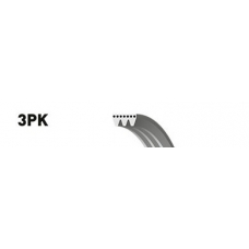 3PK878 GATES Поликлиновой ремень