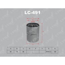 LC-491 LYNX Фильтр масляный