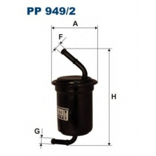 PP949/2 FILTRON Топливный фильтр