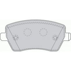 FSL1617 FERODO Комплект тормозных колодок, дисковый тормоз