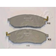 50-01-115 Ashika Комплект тормозных колодок, дисковый тормоз