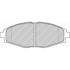 FDB1337 FERODO Комплект тормозных колодок, дисковый тормоз