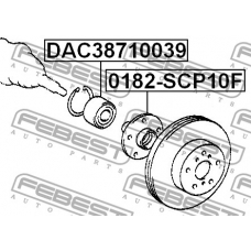 DAC38710039 FEBEST Подшипник ступицы колеса
