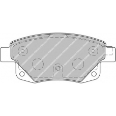 FVR1930 FERODO Комплект тормозных колодок, дисковый тормоз