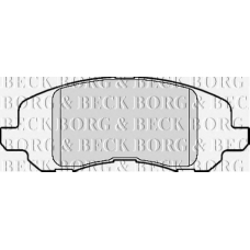 BBP2125 BORG & BECK Комплект тормозных колодок, дисковый тормоз