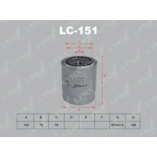 LC-151 LYNX Фильтр масляный
