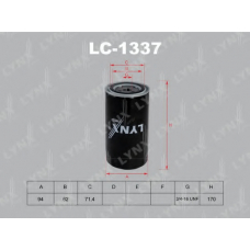 LC-1337 LYNX Фильтр масляный