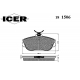 181506 ICER Комплект тормозных колодок, дисковый тормоз