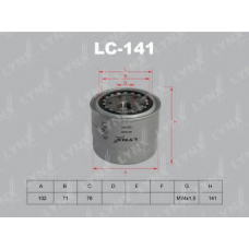 LC-141 LYNX Фильтр масляный