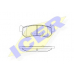181727 ICER Комплект тормозных колодок, дисковый тормоз