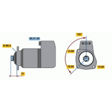 0 001 416 035 BOSCH Стартер