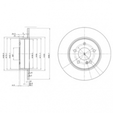 BG3239C DELPHI Тормозной диск