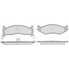 716.0 RAICAM Комплект тормозных колодок, дисковый тормоз