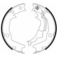 8DA 355 050-131 HELLA Комплект тормозных колодок, стояночная тормозная с