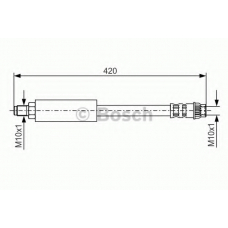 1 987 476 535 BOSCH Тормозной шланг