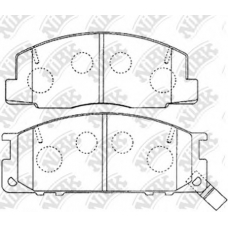 PN1218 NiBK Комплект тормозных колодок, дисковый тормоз