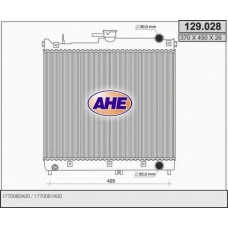 129.028 AHE Радиатор, охлаждение двигателя