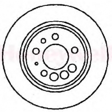 561116B BENDIX Тормозной диск