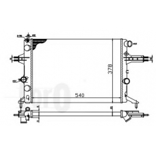 037-017-0022 LORO Радиатор, охлаждение двигателя
