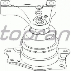 111 902 TOPRAN Подвеска, двигатель