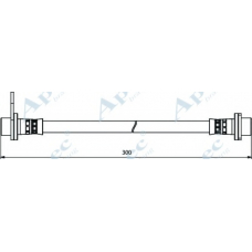HOS3910 APEC Тормозной шланг