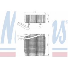 92006 NISSENS Испаритель, кондиционер