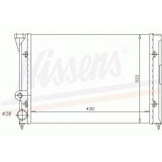 65288 NISSENS Радиатор, охлаждение двигателя