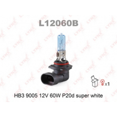 L12060B LYNX L12060b 9005 12v 60w hb3 p20d supe white лампа автомоб. lynx