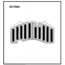 ACV062 Allied Nippon Тормозные колодки