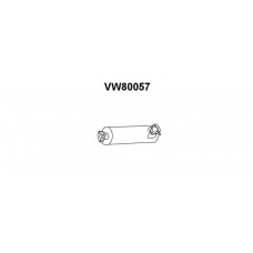 VW80057 VENEPORTE Предглушитель выхлопных газов