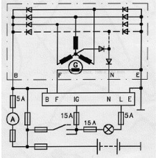 0 986 190 000 BOSCH Регулятор генератора