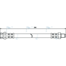 HOS3254 APEC Тормозной шланг