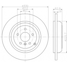 8DD 355 113-211 HELLA PAGID Тормозной диск