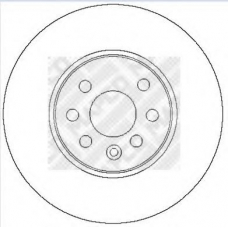 25701 MAPCO Тормозной диск