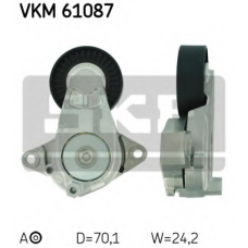 VKM 61087 SKF Натяжной ролик, поликлиновой  ремень