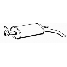 611313 FONOS Глушитель выхлопных газов конечный