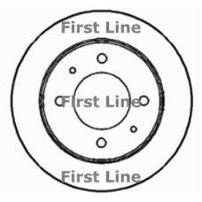 FBD1172 FIRST LINE Тормозной диск