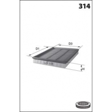 ELP9089 MECAFILTER Воздушный фильтр