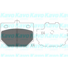 KBP-1509 KAVO PARTS Комплект тормозных колодок, дисковый тормоз