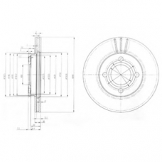 BG2333 DELPHI Тормозной диск