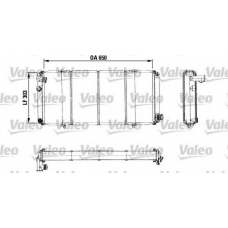 730898 VALEO Радиатор, охлаждение двигателя