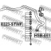 0323-STWF FEBEST Тяга / стойка, стабилизатор