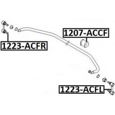 1223-ACFL ASVA Тяга / стойка, стабилизатор