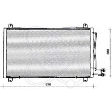 30M0022 ELECTRO AUTO Конденсатор, кондиционер